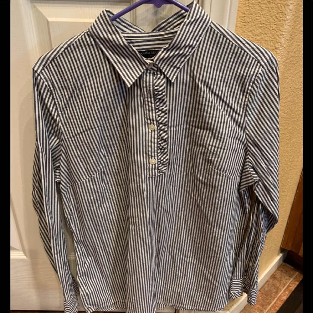 Grey & White Stripe Shirt